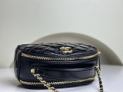 Chanel Bowling Bag Black 20x13cm - 5