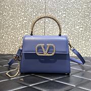 Valentino Vsling Garavani Blue Bag 22x17x9cm - 1