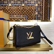 Louis Vuitton LV Black MM Twist 23 x 17 x 9.5 cm - 2