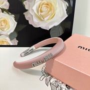 Miu Miu Pink Hairband - 3