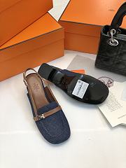 Hermes Infinie 50 Pump Denim 5cm - 2