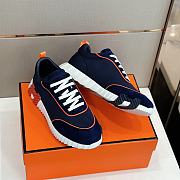 Hermes Bouncing Blue Sneaker - 4