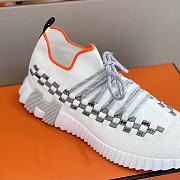 Hermes Flex Slip-on Sneaker White - 3