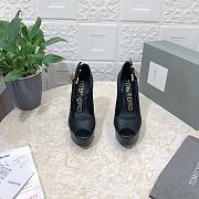 Tom Ford Black Peep Toe Black Heels 15cm - 3