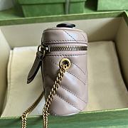 Gucci GG Marmont Mini Top Handle Bag Black 16x10x5.5cm - 4