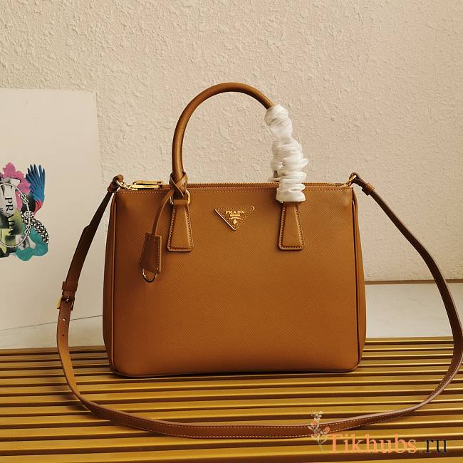 Prada Saffiano Bag Caramel 32x24x14cm - 1