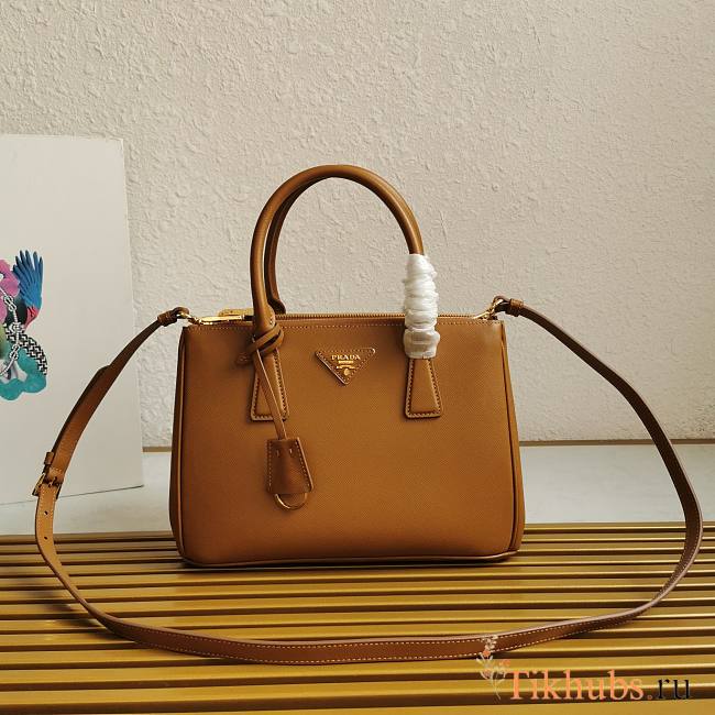 Prada Saffiano Bag Caramel 28x20x12cm - 1