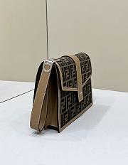 Fendi Monogram Clutch 'Brown' 26x9x19cm - 3