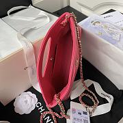 Chanel Nano 31 Pink Bag 20.5x17.5cm - 6