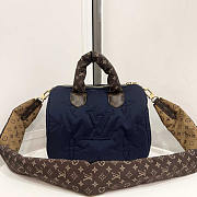 Louis Vuitton LV Speedy 25 Pillow Verde Navy Blue 25x19x15cm - 1