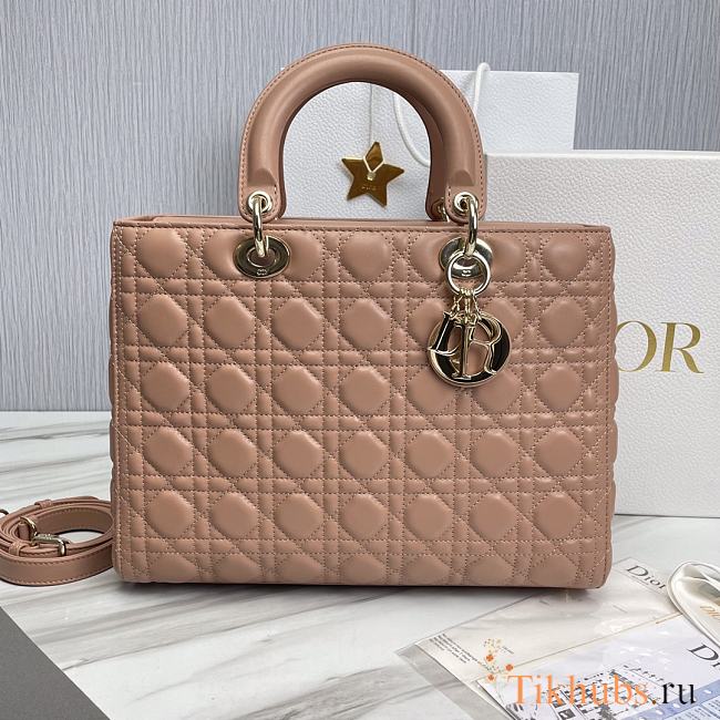 Dior Lady Large Pink 32 x 25 x 11 cm - 1