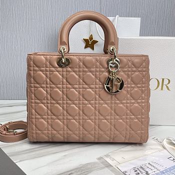 Dior Lady Large Pink 32 x 25 x 11 cm