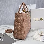 Dior Lady Large Pink 32 x 25 x 11 cm - 5
