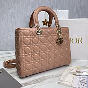 Dior Lady Large Pink 32 x 25 x 11 cm - 3