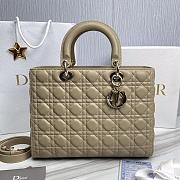 Dior Lady Large Beige 32 x 25 x 11 cm - 1