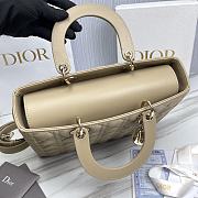 Dior Lady Large Beige 32 x 25 x 11 cm - 5