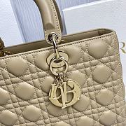 Dior Lady Large Beige 32 x 25 x 11 cm - 2