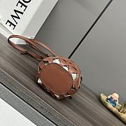 Loewe Paula's Ibiza Anagram Cut-Out Pocket Brown Bag 20x11x8cm - 5