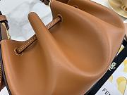 Fendi Pomodorino Brown Bucket Bag Zucca Mini 21cm - 4