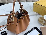 Fendi Pomodorino Brown Bucket Bag Zucca Mini 21cm - 3