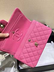 Chanel Flap Bag Pink Gold Caviar 23cm - 2