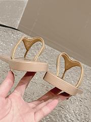 Chanel Beige Footbed Sandals - 3