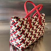 Bottega Veneta Padded Intreccio East-West Red Tote Bag 37x17x23cm - 6