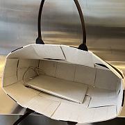 Bottega Veneta Large Arco Tote Bag Brown White 46x34.5x11cm - 3