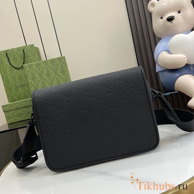 Gucci GG Crossbody Bag Black 26x19x7cm - 1