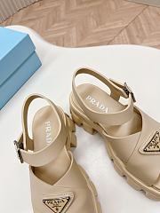 Prada Beige Rubber Sandals - 2