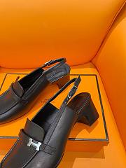 Hermes Infinie 50 Pump Black 5cm  - 5