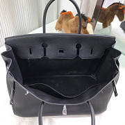 Hermes Birkin Bag 40 Black Silver Togo 40cm - 4