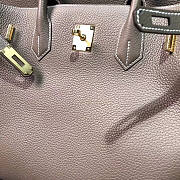 Hermes Birkin Bag 40 Grey Gold Togo 40cm - 2