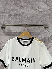 Balmain White T-shirt - 3