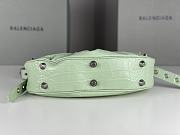 Balenciaga Le Cagole Light Green Crocodile 33cm - 6