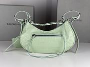 Balenciaga Le Cagole Light Green Crocodile 33cm - 3