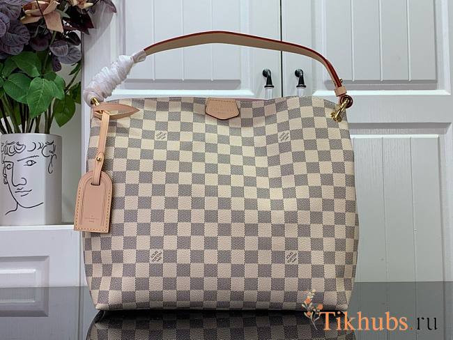 Louis Vuitton LV Graceful PM Damier White 35x30x11cm - 1