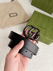 Gucci Black Belt 3cm - 3