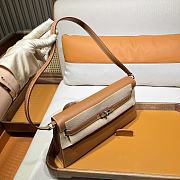 Hermes Kelly Alan Brown Silver 26cm - 6