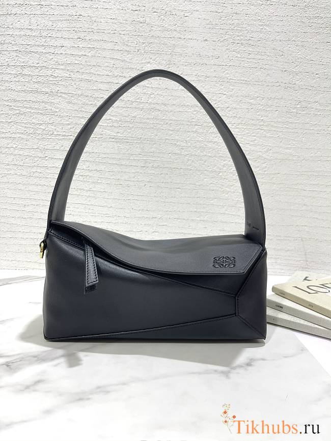 Loewe Puzzle Hobo Bag Black 29x12x10cm - 1