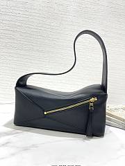 Loewe Puzzle Hobo Bag Black 29x12x10cm - 2