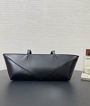 Loewe Cropped Puzzle Fold Black Bag 39x13x12.5cm - 5