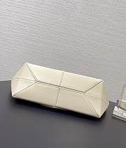 Loewe Cropped Puzzle Fold White Bag 39x13x12.5cm - 4