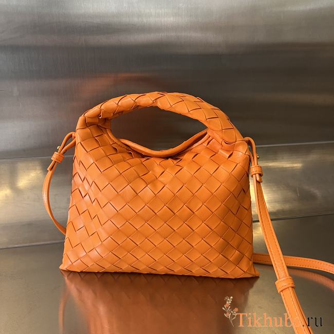 Bottega Veneta Mini Hop Orange Bag 25.5x14.5x11cm - 1