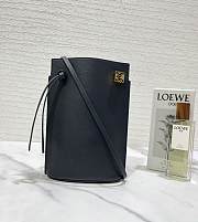 Loewe Dice Pocket Black Bag 20.5x12.5x4cm - 1