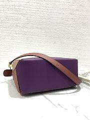 Loewe Puzzle Small Bag In Purple Caramel Blossom 24 x 16 x 10 cm - 4