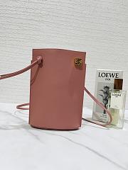 Loewe Dice Pocket Pink Bag 20.5x12.5x4cm - 1