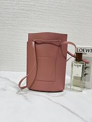 Loewe Dice Pocket Pink Bag 20.5x12.5x4cm - 2