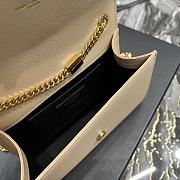 YSL Kate Beige Bag Gold 20cm - 6