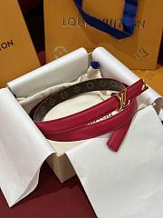 Louis Vuitton LV Pretty LV 20mm Reversible Belt Pink - 4